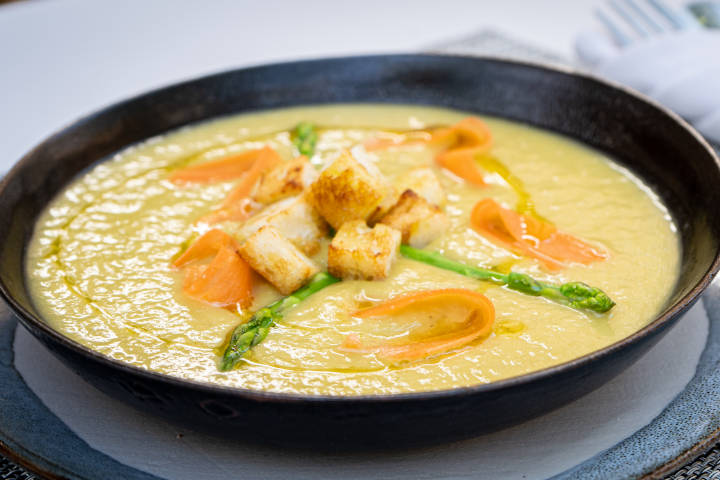 Vellutata di Asparagi, Porri e Patate